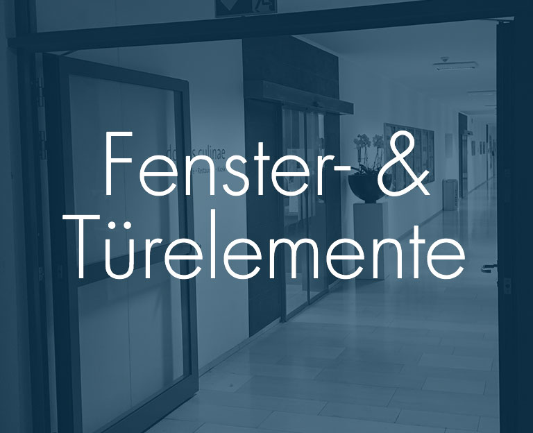 Fenster- und Türelemente